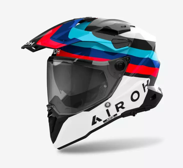 Airoh Kypärä Commander 2 Doom Musta Kiiltävä - Adventure-kypärät - D493880 - 1