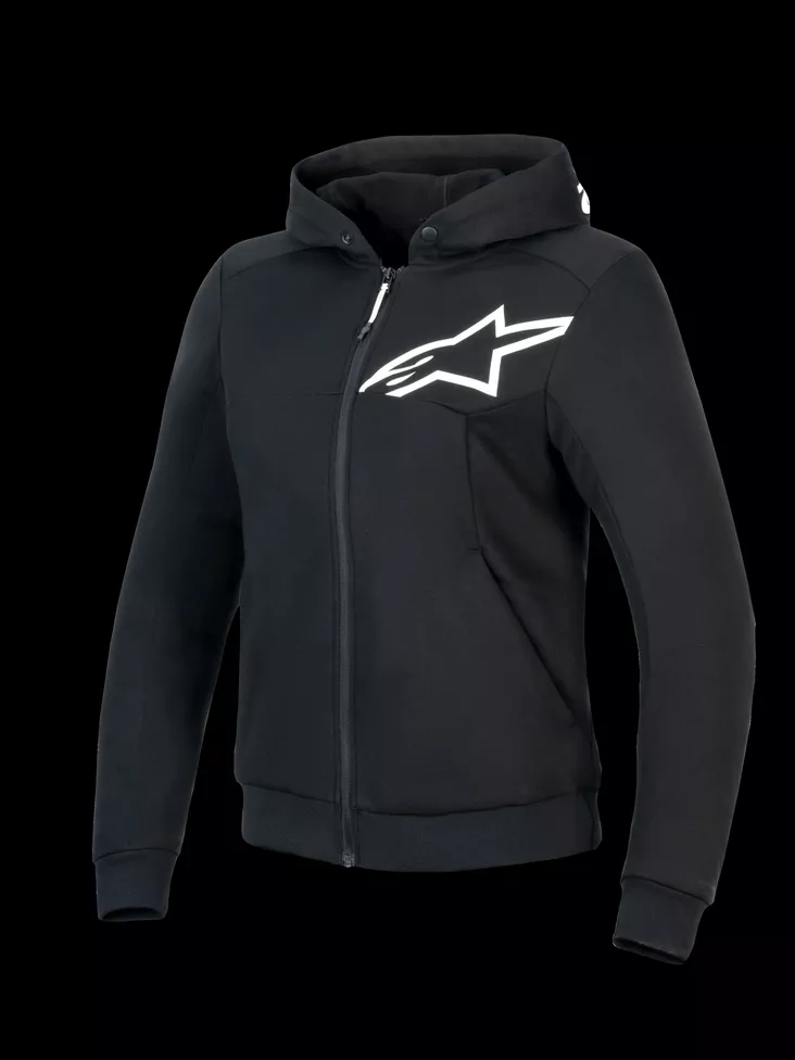 Alpinestars Ajohuppari Naisten Chrome v2 Musta/Valkoinen - Kevyet moottoripyörätakit - D505440 - 1