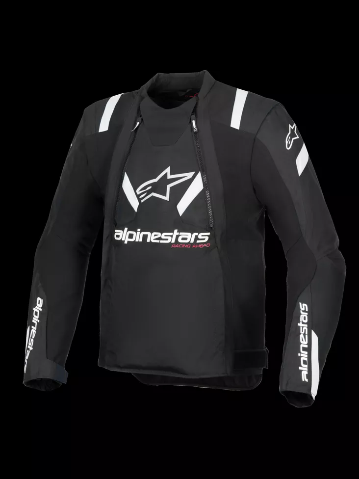 Alpinestars Ajotakki T-Stunt Air Musta/Valkoinen - Kevyet moottoripyörätakit - D505420 - 1
