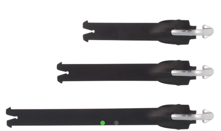 Alpinestars Buckles/Straps Replacement Musta Tech 7S T Tech 3 Stella 2018- - Offroad ajosaappaiden varaosat - D270020 - 1