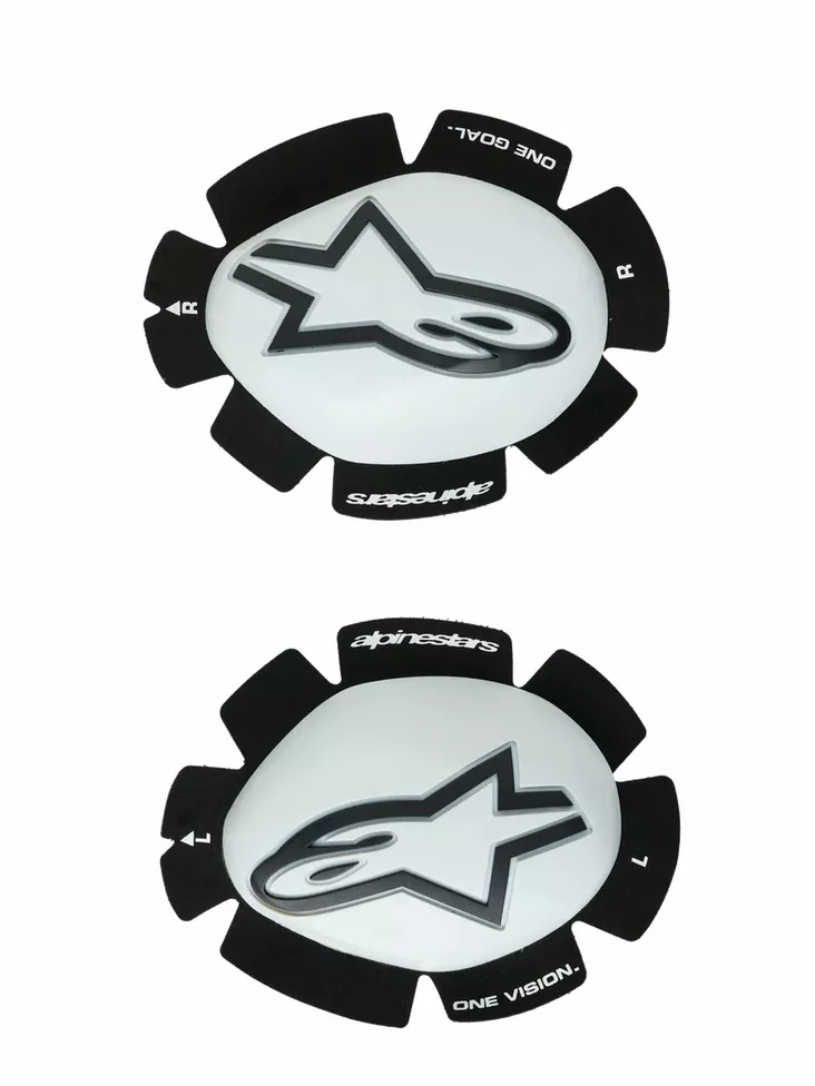 Alpinestars GP Plus Polvipala Valkoinen/Musta - Kulutuspalat nahkapukuun - D521170 - 1