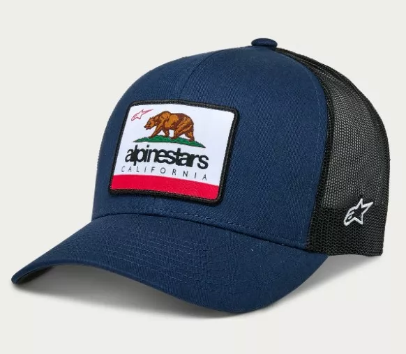Alpinestars Lippis Cali 2.0 Trucker Snapback Tummansininen One Size - Pipot & lippikset - D538180 - 1