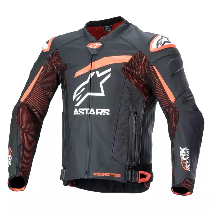 Alpinestars Nahkatakki GP Plus R v4 RK Musta/Punainen Fluo - Moottoripyöränahkatakit & -liivit - D489320 - 1