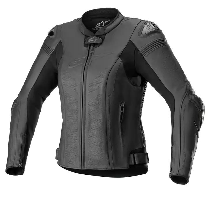 Alpinestars Nahkatakki Naisten Missile v2 Musta/Musta - Moottoripyöränahkatakit & -liivit - D397380 - 1