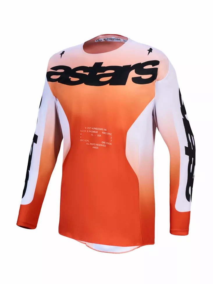 Alpinestars Paita Racer Amber Punainen/Lila/Musta - Motocross paidat MX - D540970 - 1