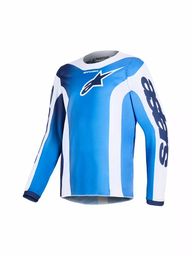 Alpinestars Paita Youth Fluid Portl UCLA Sininen/Valkoinen - Motocross paidat MX - D512820 - 1