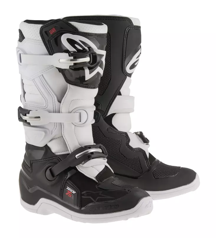 Alpinestars Saapas Tech 7s Nuorten Musta/Valkoinen - Offroad ajosaappaat - D200180 - 1