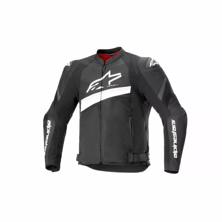 Alpinestars Tekstiilitakki T-GP Plus R v4 Airflow Musta/Valkoinen - Kevyet moottoripyörätakit - D489350 - 1