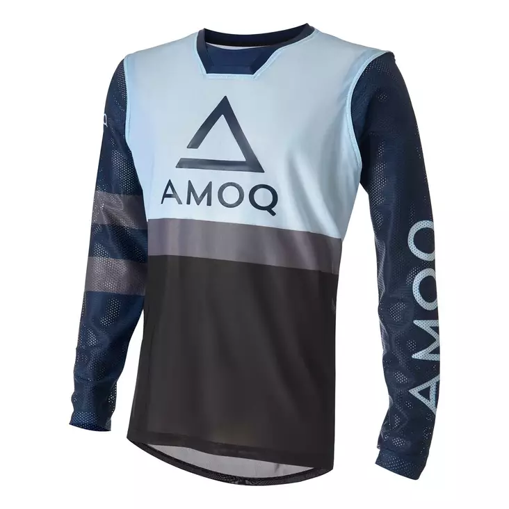 AMOQ Airline Mesh Ajopaita Sininen/Vaaleansininen - Motocross paidat MX - D442620 - 1