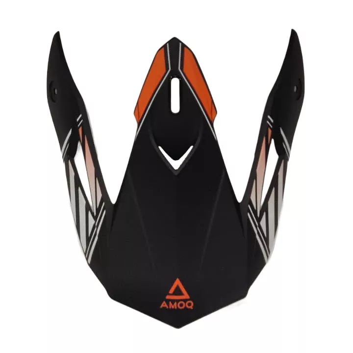 AMOQ Meteor V2 Lippa Axis Musta/Oranssi - Offroad kypärien lipat - D517370 - 1