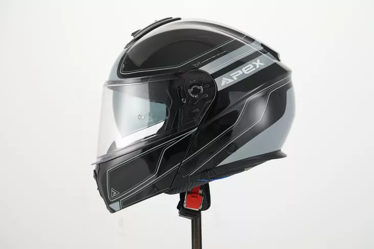 APEX Kypärä MT300 Sydney musta/hopea - Avattavat kypärät - D508070 - 1