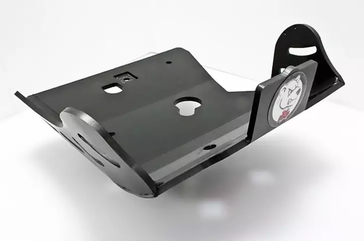 AXP Skid Plate PHD 6mm Black Gas-gas EC200/EC250/EC300 01-09 - Moottoripyörän pohjapanssarit - D243730 - 1
