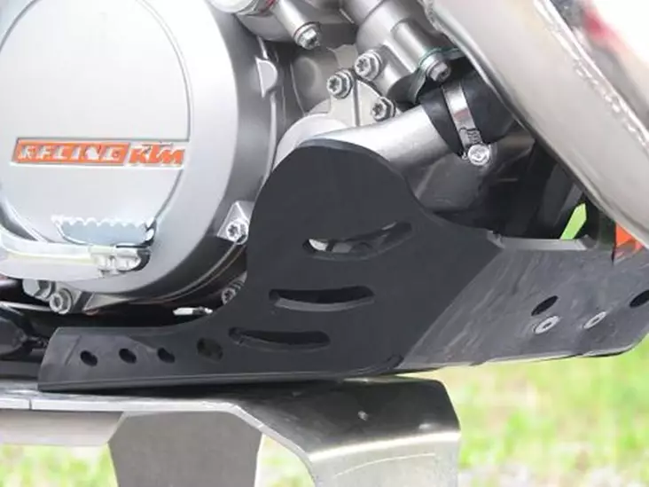 AXP Skid Plate PHD 6mm Black KTM SX125 11 / EXC125/EXC200 12-16 - Moottoripyörän pohjapanssarit - D243500 - 1