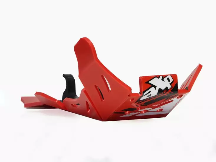 AXP Xtrem HDPE Skid Plate Red Gas-Gas EC250F/EC350F 21-23 - Moottoripyörän pohjapanssarit - D417460 - 1