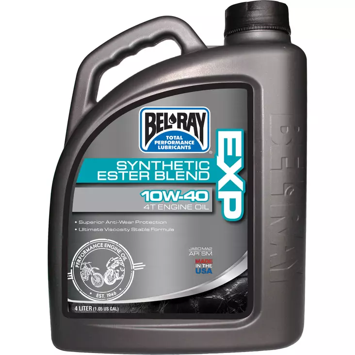 Bel-Ray EXP Synthetic Ester Blend 4T 10W-40 4L - 4-tahtiöljyt - D6090 - 1