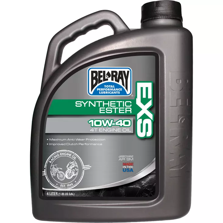 Bel-Ray EXS Full Synthetic Ester 4T 10W-40 1L - 4-tahtiöljyt - D113070 - 1