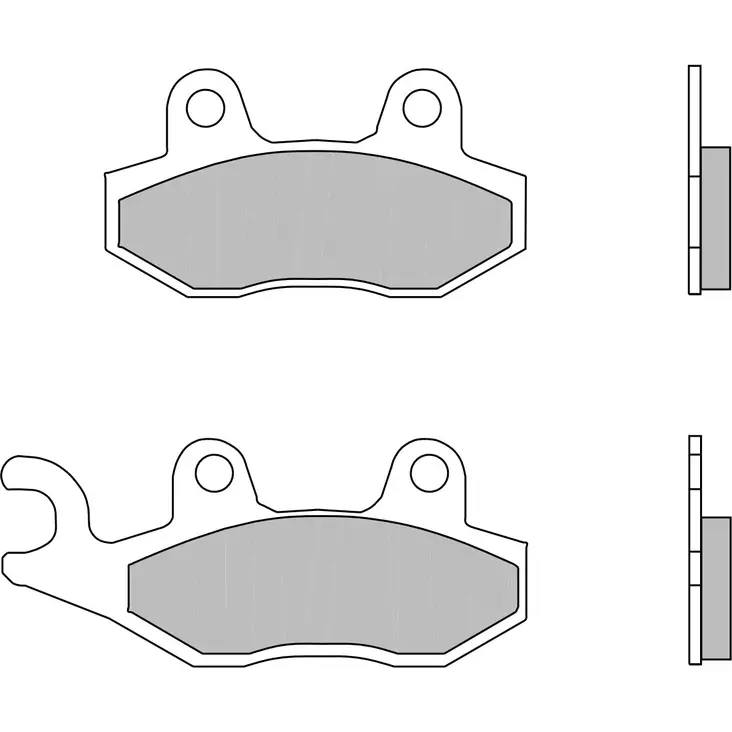 Brembo Jarrupalat Carbon-Ceramic - Moottoripyörän jarrupalat - D122100 - 1