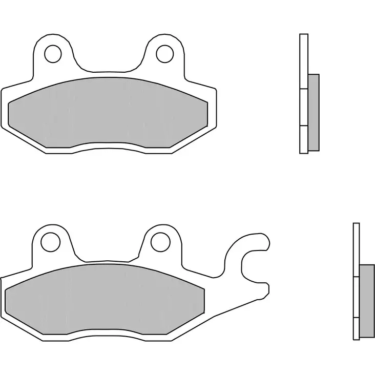 Brembo Jarrupalat Eteen Sintered Road - Moottoripyörän jarrupalat - D122090 - 1