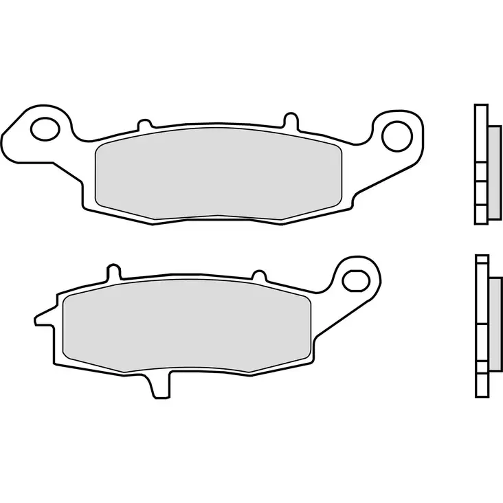 Brembo Jarrupalat Eteen Sintered Road - Moottoripyörän jarrupalat - D83950 - 1