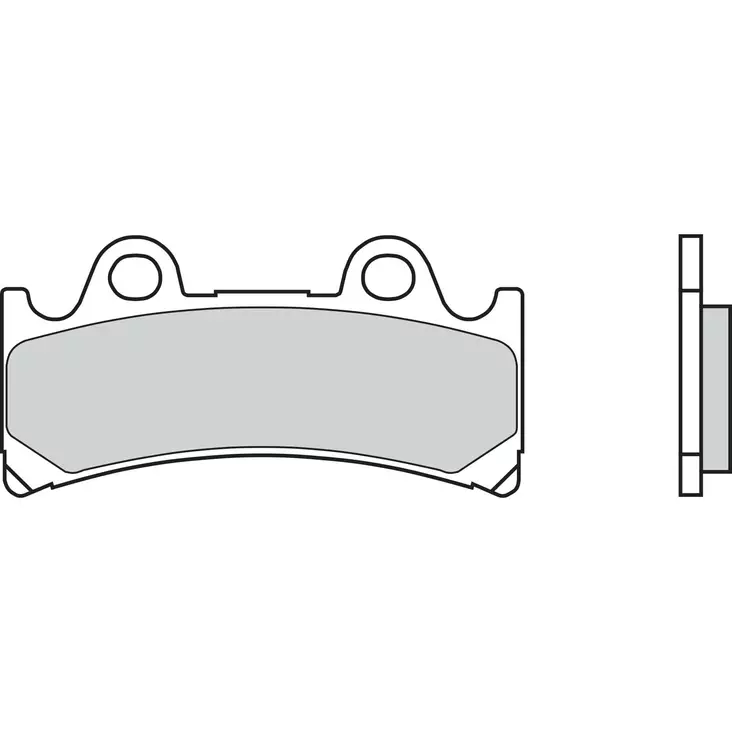 Brembo Jarrupalat Eteen Sintered Road - Moottoripyörän jarrupalat - D93180 - 1