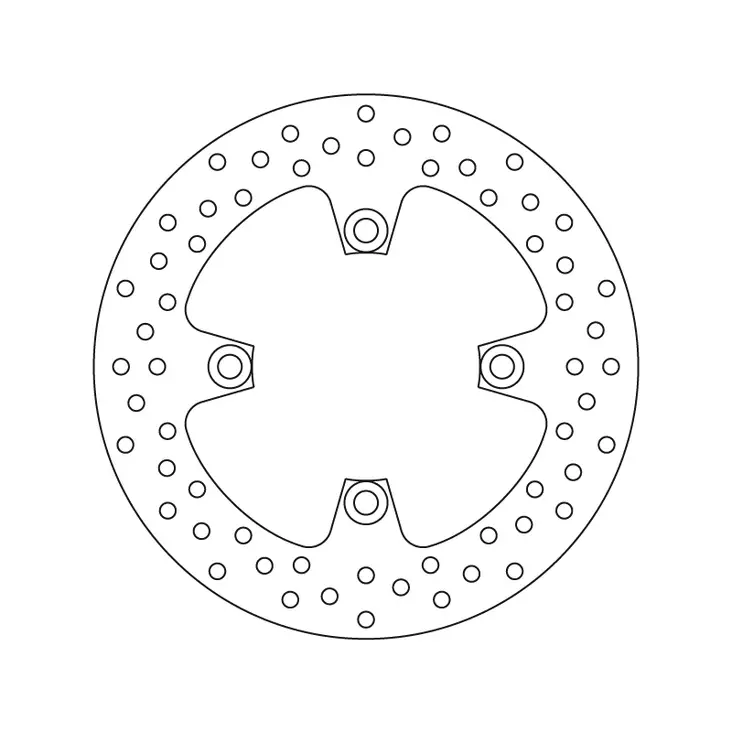 Brembo Serie Oro jarrulevy - Moottoripyörän jarrulevyt - D122860 - 1