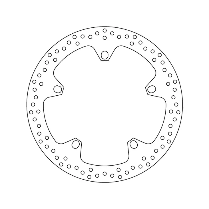 Brembo Serie Oro jarrulevy - Moottoripyörän jarrulevyt - D122890 - 1