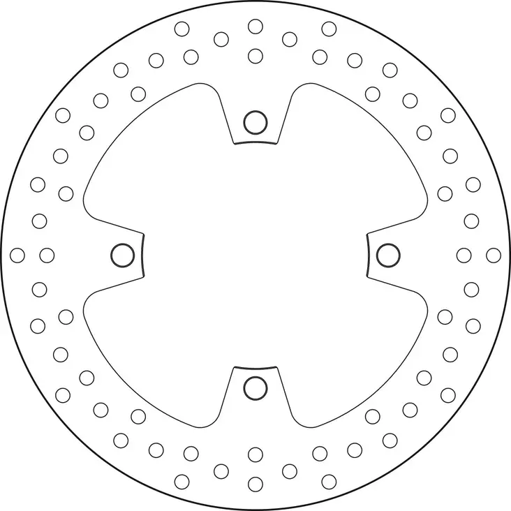 Brembo Serie Oro jarrulevy - Moottoripyörän jarrulevyt - D190930 - 1