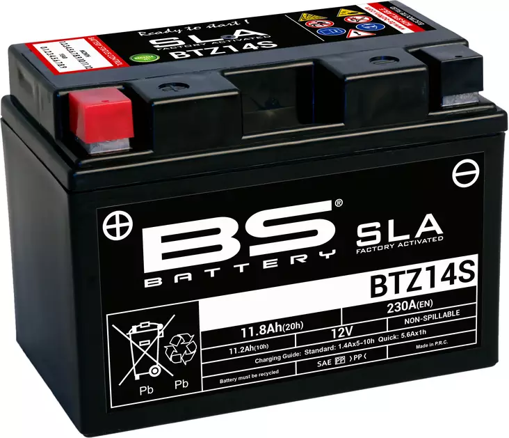 BS Battery BTZ14S (FA) SLA - Sealed & Activated - Akut - D262600 - 1