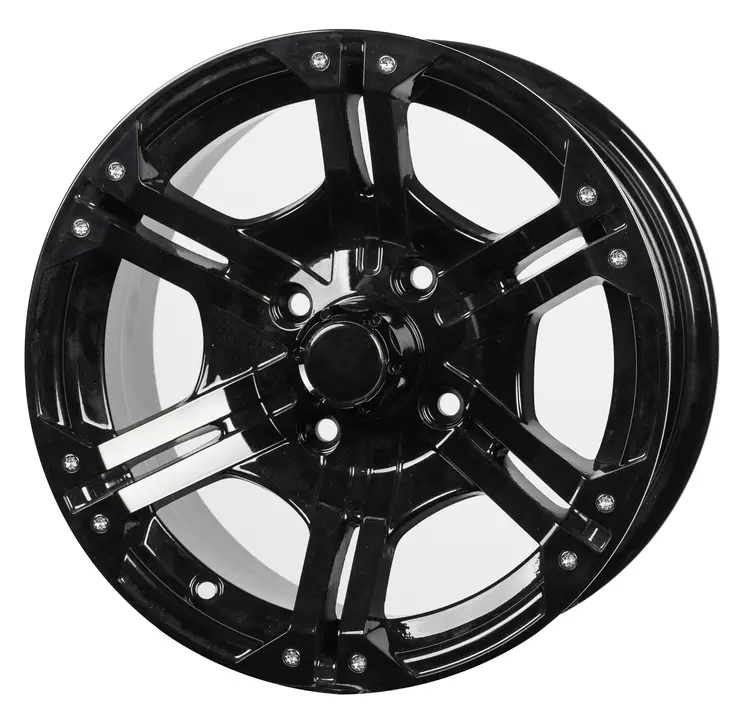 BSK Vanne 14x7 4/156 4+3 Musta - Mönkijän vanteet, alumiini - D494420 - 1