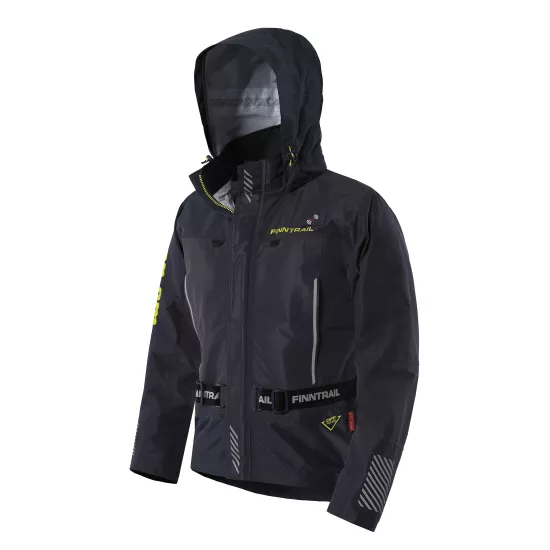 CAN-AM X FINNTRAIL MUDWAY JACKET MEN BLACK - Can-Am Ajotakit - 138390 - 1