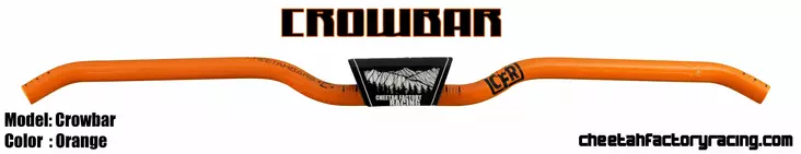 CFR Crow Ohjaustanko Oranssi Crush - Moottorikelkan ohjaustangot - D304420 - 1