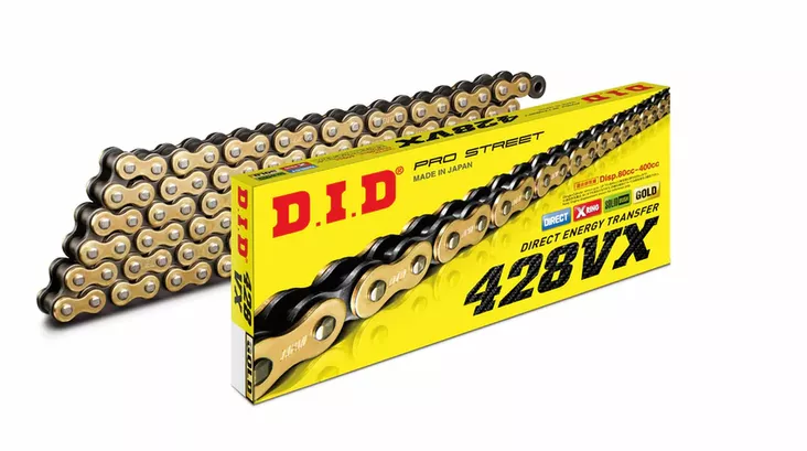 D.I.D 428VX G&B Chain+Connecting link (FJ) - Ketjut 428 - D527970 - 1