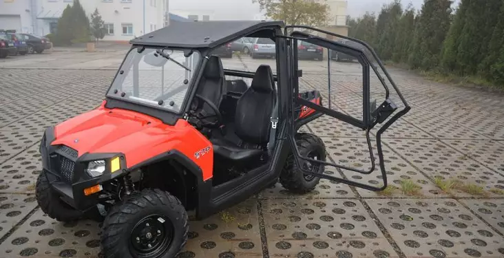 DFK Täysi Ohjaamo Lämmöllä + pyyhin/pesin Polaris RZR 570 2015- - DFK Lämpöhytit - D434870 - 1