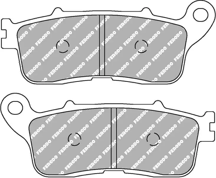 Ferodo jarrupalat Sinter Grip taakse: Honda VFR1200F - Moottoripyörän jarrupalat - D495210 - 1