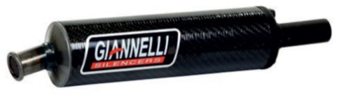 Giannelli Äänenvaimennin, yleismalli Ø20 mm, Hiilikuitu - Mopon Äänenvaimentajat - D92220 - 1
