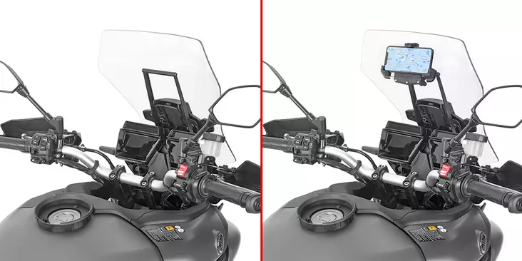Givi FAIRING UPP.BRACK.YAMAHA TRACER 9 (2021) - Moottoripyörän tuulisuojat - D438670 - 1