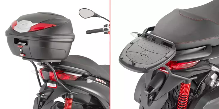 Givi Peräteline Monolock® Piaggio 2011-2019 - Moottoripyörän laukkujen kiinnityssarjat - D328680 - 1