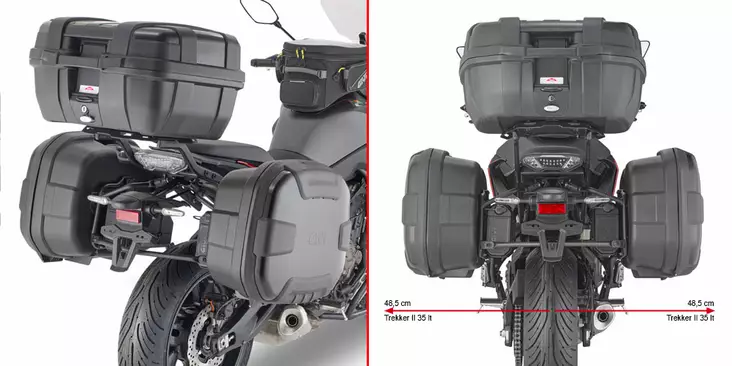 Givi Putkisivuteline TRACER 700 (20) - Moottoripyörän laukkujen kiinnityssarjat - D386740 - 1