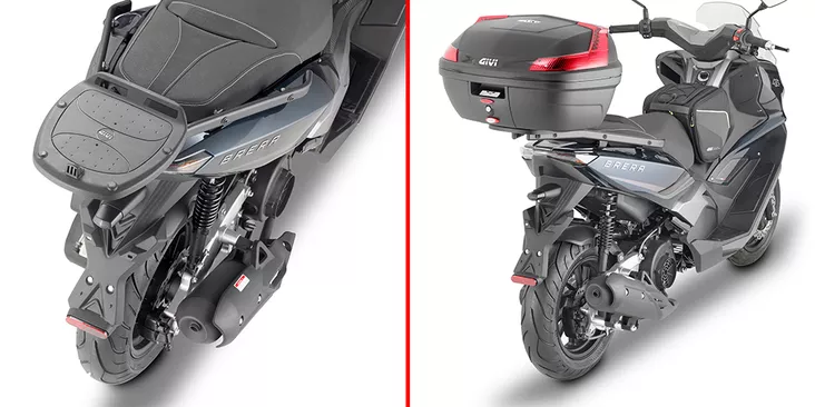 Givi REAR RACK KL BRERA 125-300 (2022) - Moottoripyörän laukkujen kiinnityssarjat - D478810 - 1
