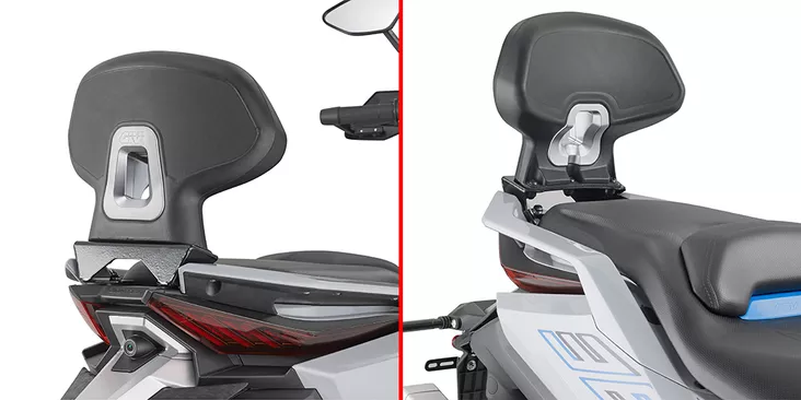 Givi Specific Backrest Zontes 368 G (2025) - Moottoripyörän laukkujen kiinnityssarjat - D530260 - 1