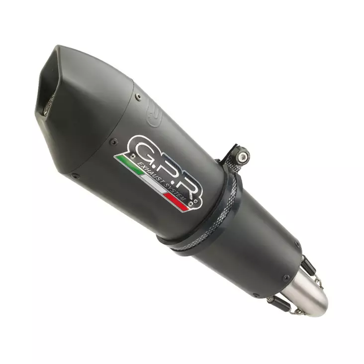 GPR Bmw S 1000 Xr 2017/19 e4 EC-Approv. slip-on exhaust GP Evo4 Black Titanium - Moottoripyörän äänenvaimentimet - D426110 - 1