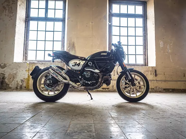 GPR Ducati Scrambler 800 2017/20 e4 Pair of EC-Approv. slip-on exhaust catalized - Moottoripyörän äänenvaimentimet - D422560 - 1