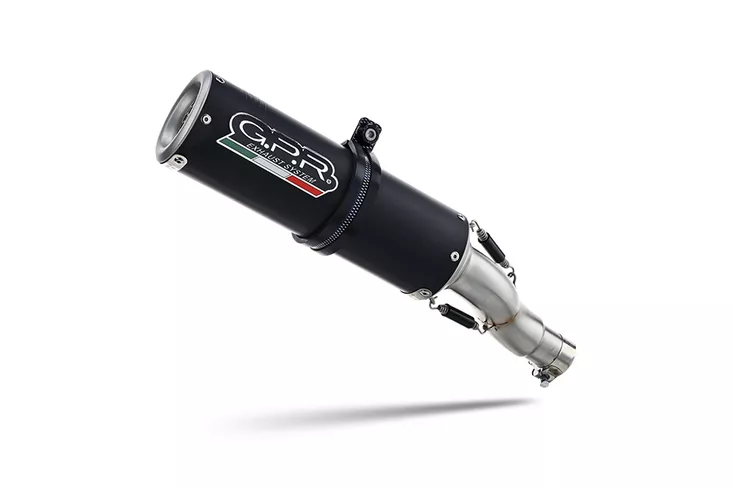 GPR KawasakiVersys 650 2021/2022 e5 M3 BLACK TITANIUM FS - Moottoripyörän pakoputkistot - D517730 - 1