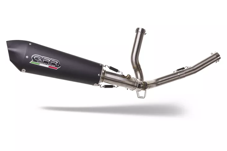GPR SuzukiV-Strom 650 2021/2024 e5 GP EVO4 BLACK TITANIUM MFS - Moottoripyörän pakoputkistot - D518720 - 1