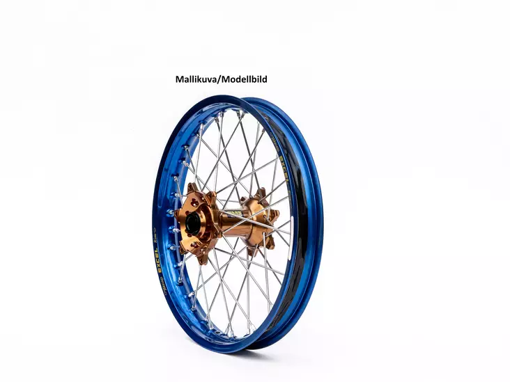 Haan wheel YZF450 09- 19-2,15 BLUE RIM/POLISHED ALLOY HUB - Moottoripyörän täydelliset vanteet - D434040 - 1