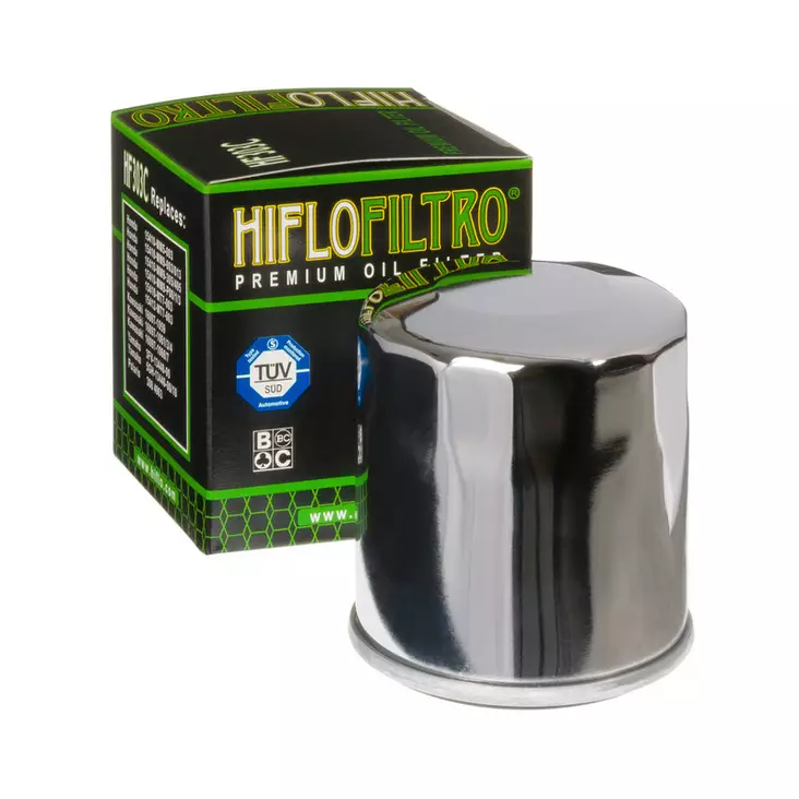 HiFlo öljynsuodatin HF303C Kromi - Perämoottorin osat - D59110 - 1