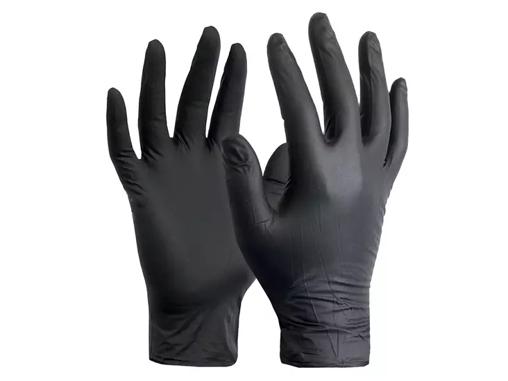 Hyper Nitrile Gloves Musta (50-pack) - Ajohanskat Offroad - D366490 - 1