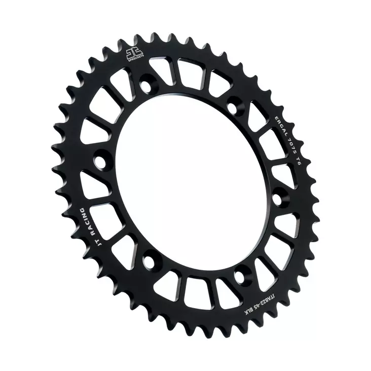JT Takaratas Alumiini 7075 T6 Musta JTA822.45BLK - Moottoripyörän takarattaat - D433730 - 1