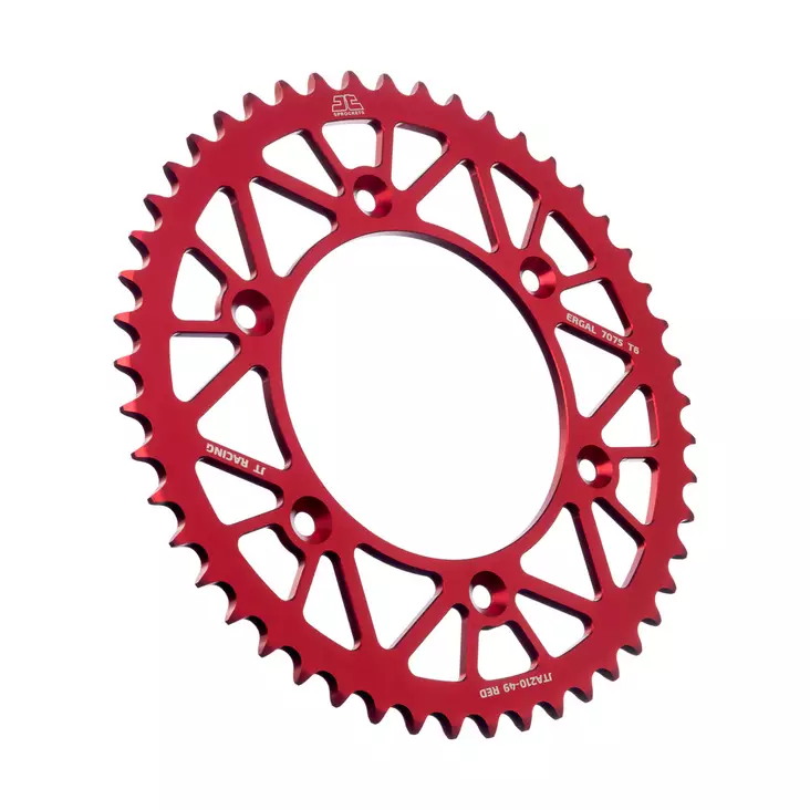 JT Takaratas Alumiini 7075 T6 Punainen JTA210.49RED - Moottoripyörän takarattaat - D433660 - 1