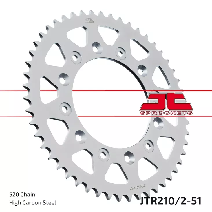 JT Takaratas JTR210/2.51 - Moottoripyörän takarattaat - D524000 - 1